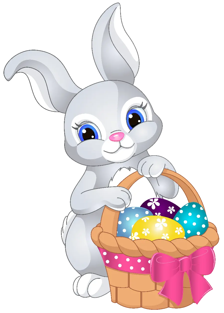 Cartoon Rabbit Wallpaper with A ThemeClean PNG