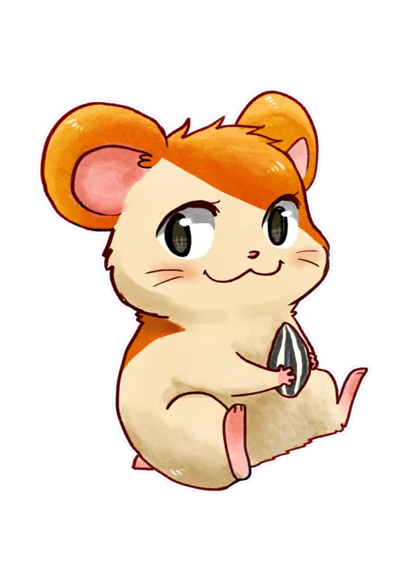 Cartoon Hamsters PNG for Happy and Attractive Designs