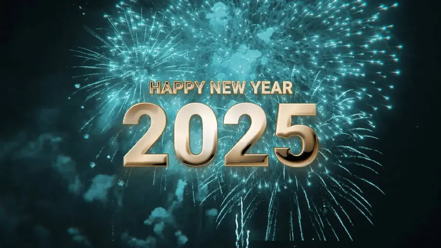Free Download of 2025 Number Wallpaper in 8K Quality