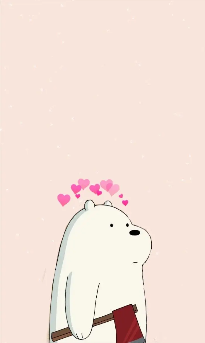 Polar bear background photo for profile and background