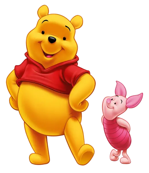 Hex Stock Cartoon Drawing of the Popular and Cute Pooh Bear