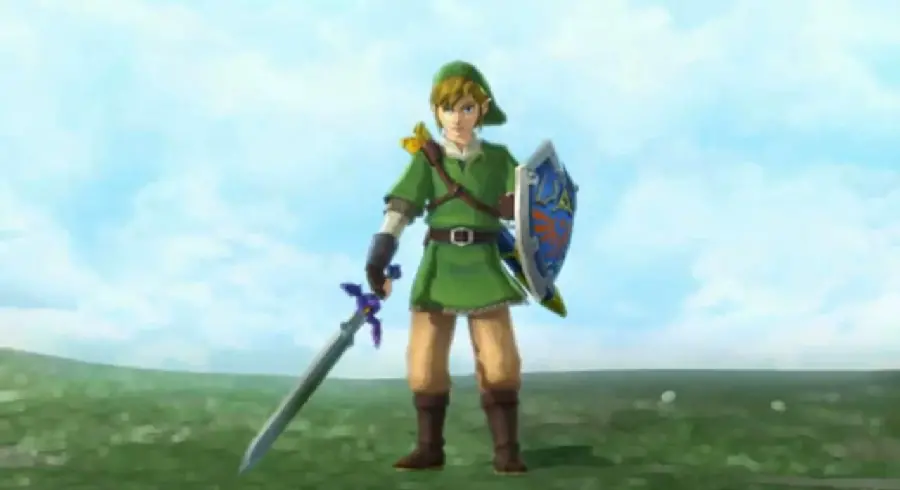 Download Link and the Legendary Sword Wallpaper