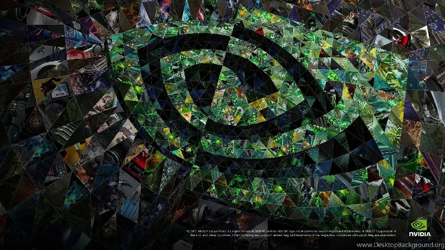 Graphic photo of the Nvidia-Nvidia logo