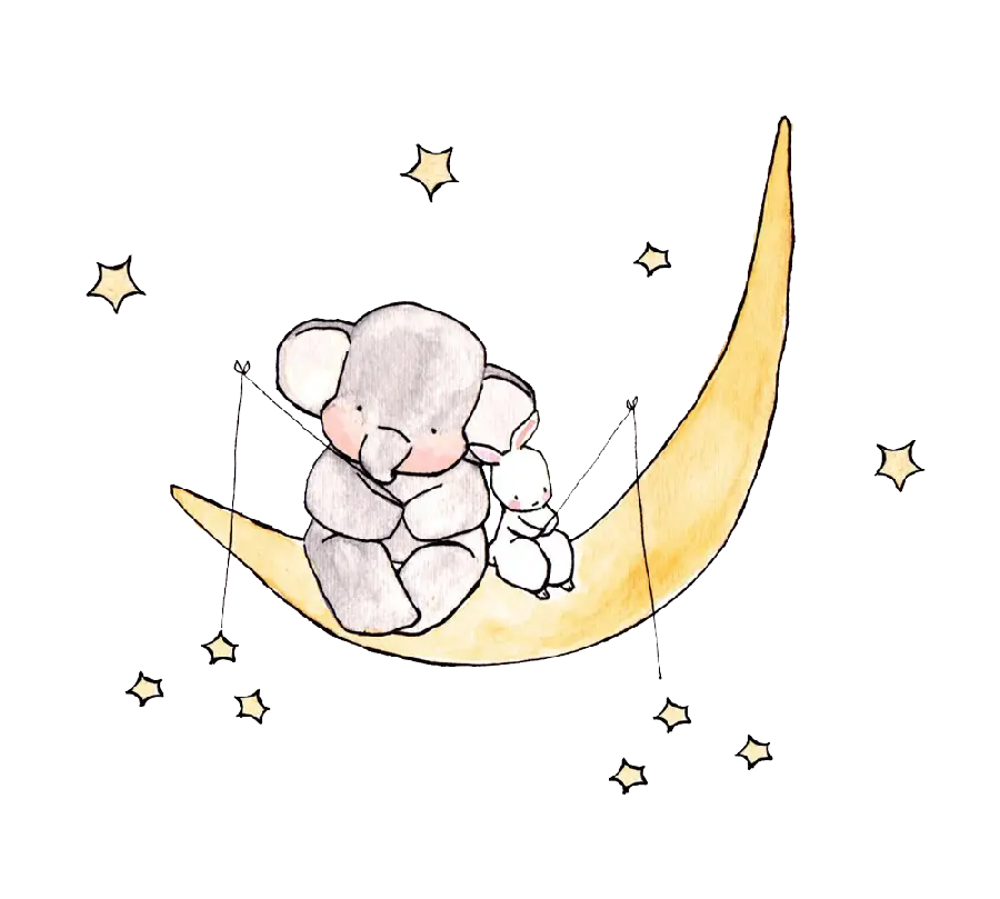Animated Cartoon Elephant PNG Image Without Background