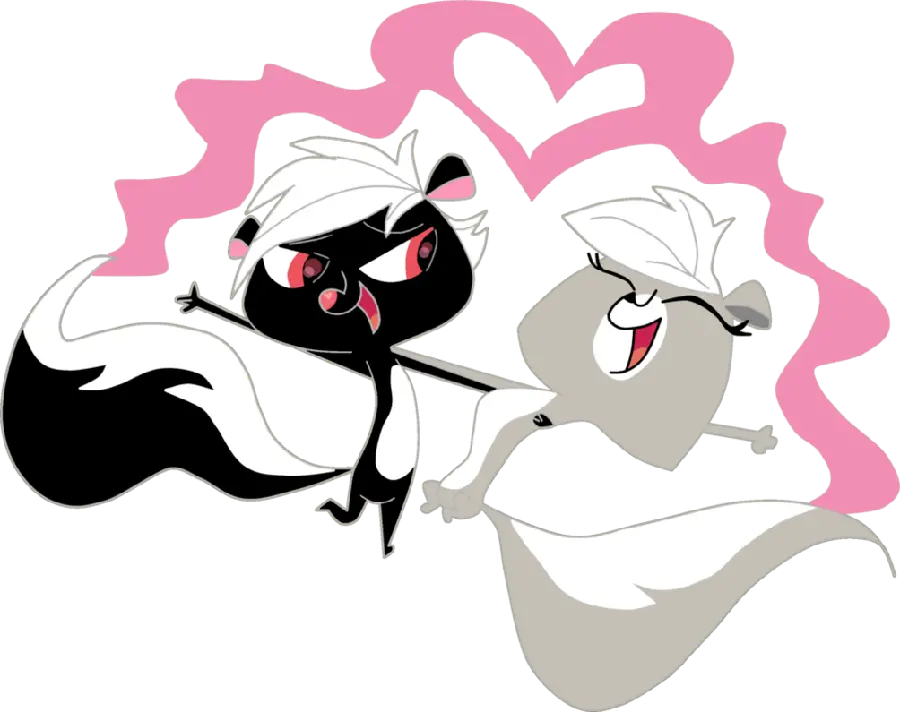 Free and Beautiful Cartoon Skunk Background Image PNG