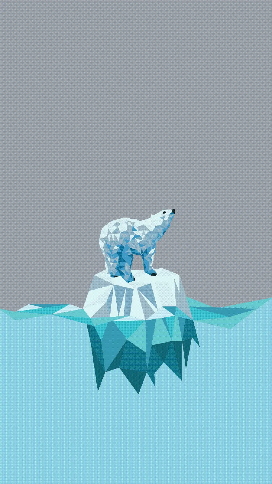 Attractive and Unique Polar Bear Wallpaper