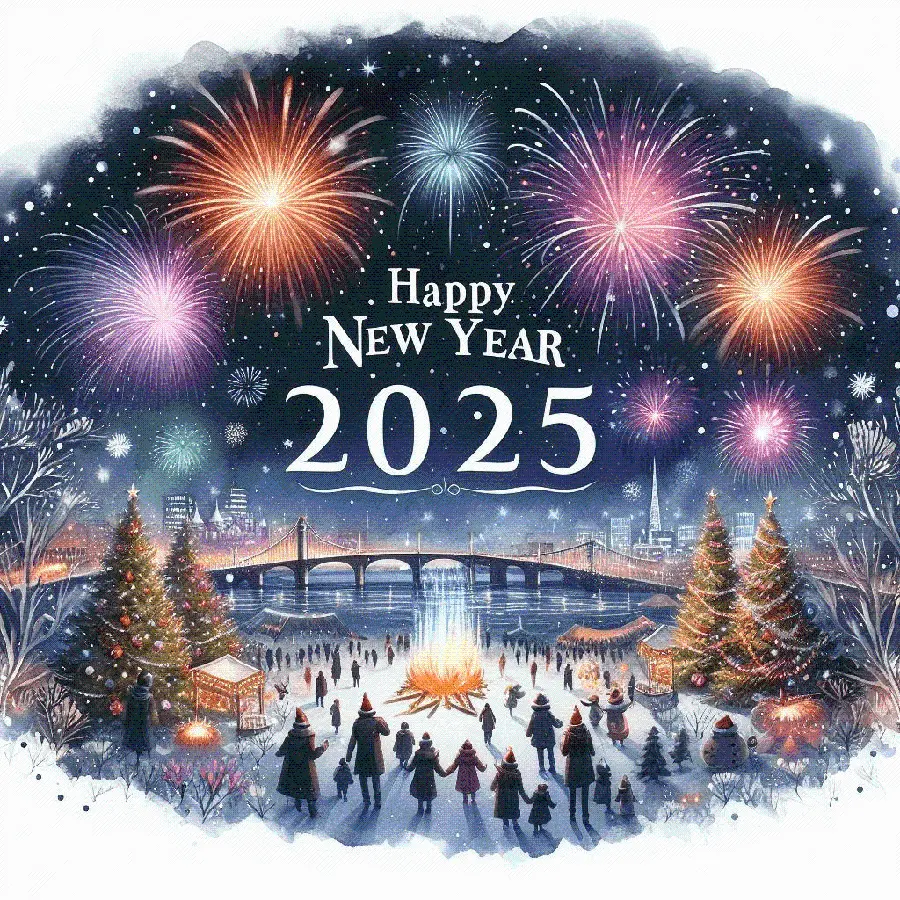 Download Nature Image Congratulations 2025 with 8K Quality