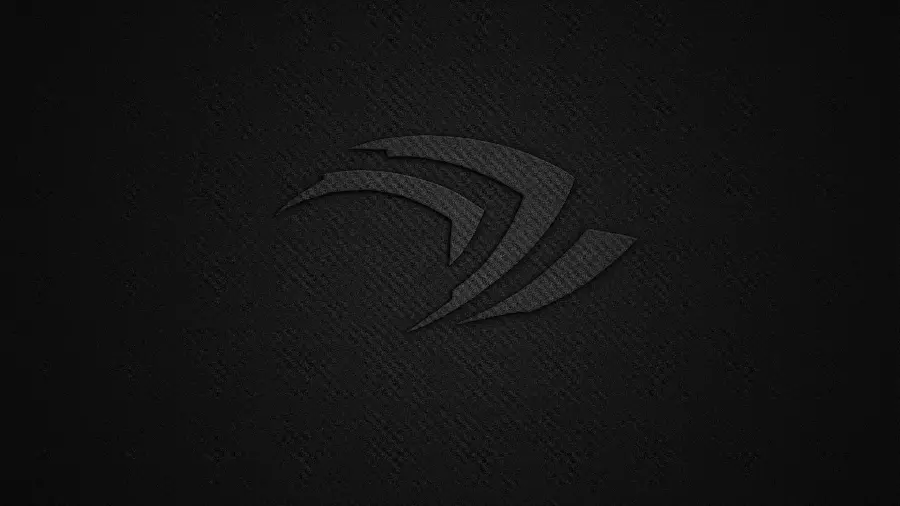 Black Wallpaper and Background with Nvidia Logo