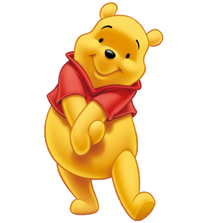 Cartoon Drawing Wallpaper of the Pooh Bear Popular Among Children