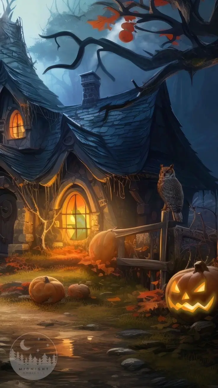 Halloween Decorated Houses