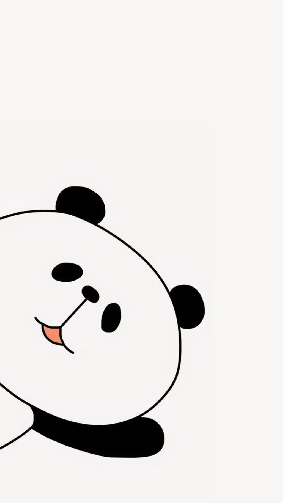 High Quality Cute Panda Wallpaper for iPhone