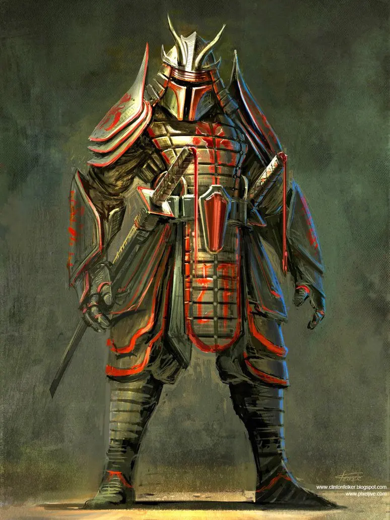 Free download of the image of the samurai costume forky