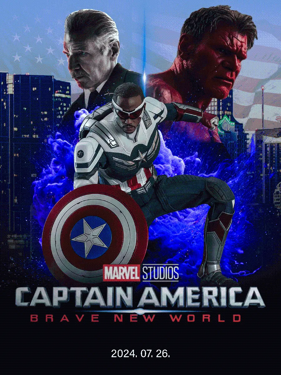 Red Hulk and Sam Wilson