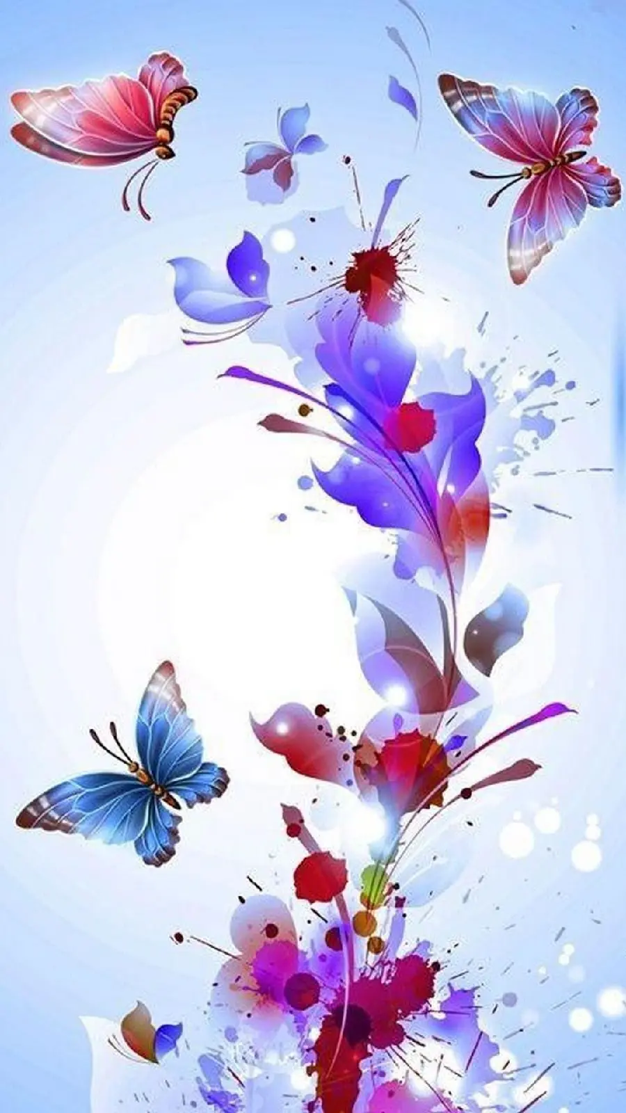 Stylish and high-quality profile photo for iPhone background with cute butterfly design