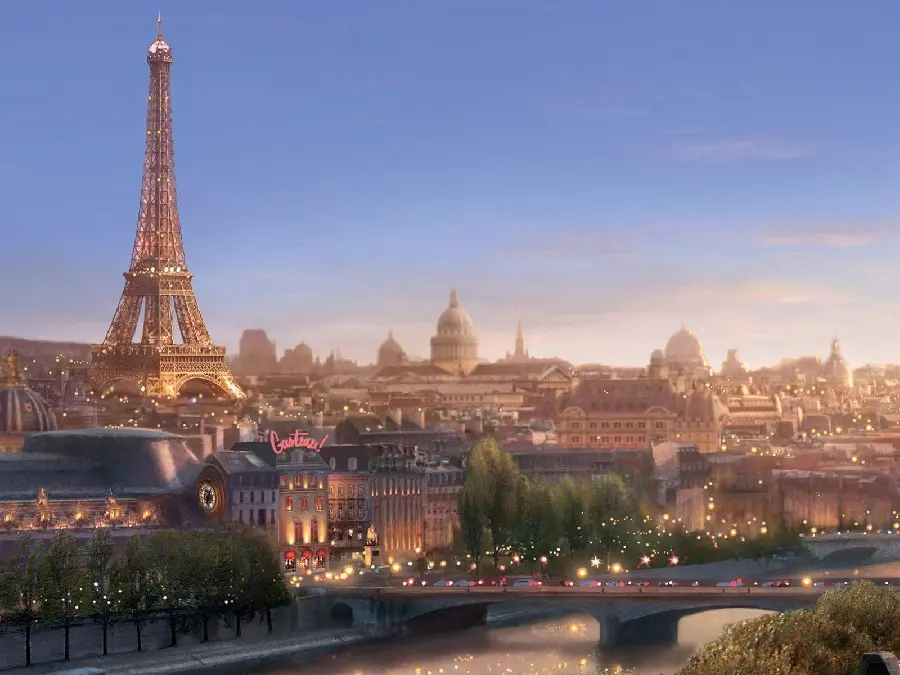 Ratatouille animation kitchen cartoon background