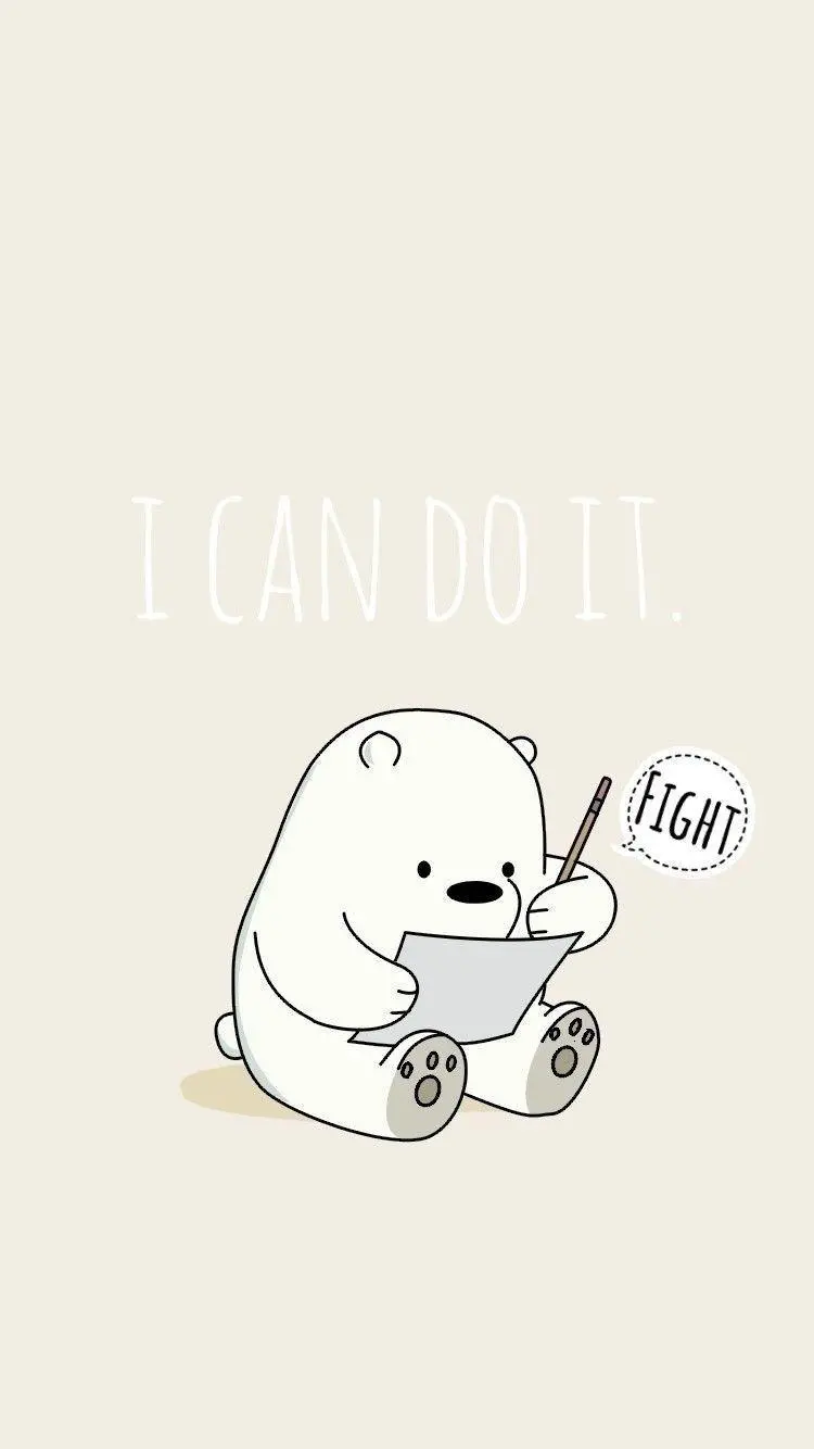 Best quality wallpaper with cute anime bear design