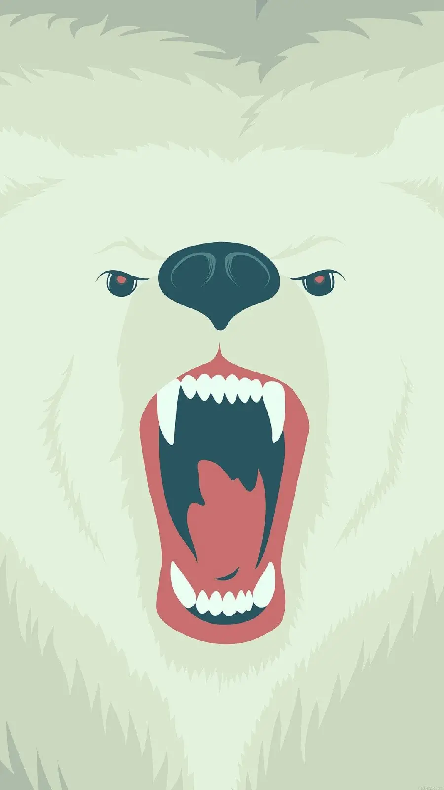 Exciting Profile Picture of Angry and Angry Polar Bear