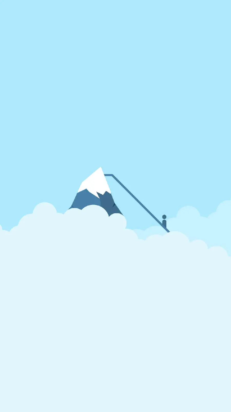 A beautiful image of a snowy mountain peak suitable for a background