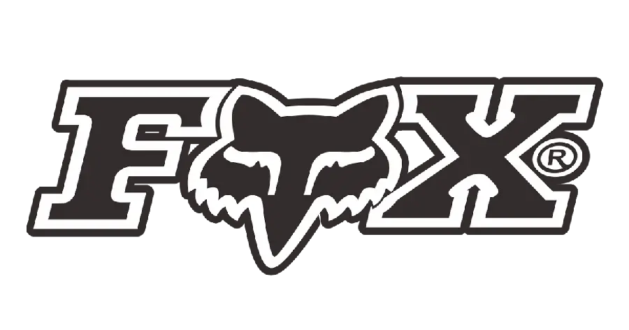 Black and White Fox Background Image in PNG Format