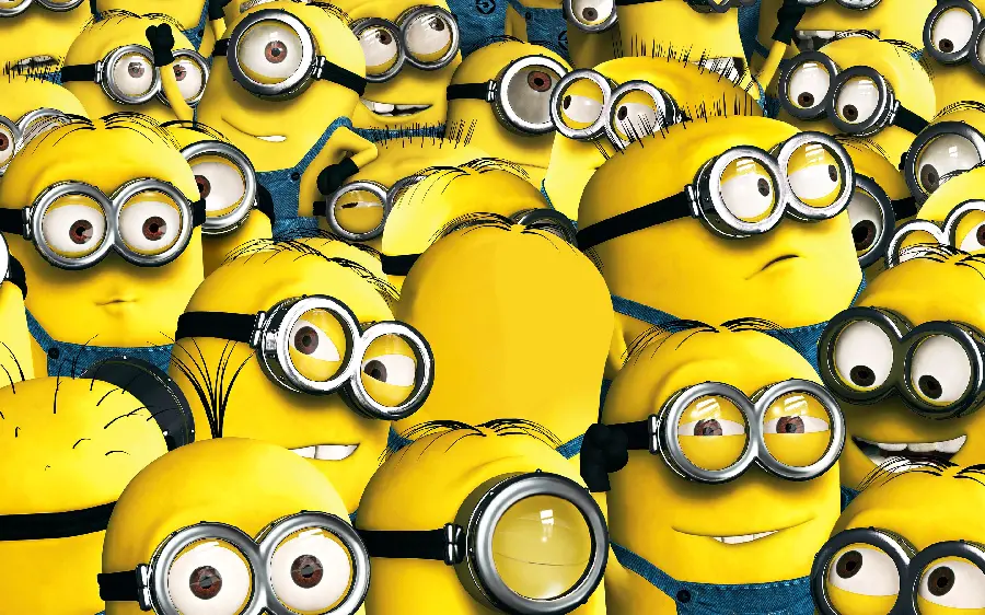 Photos of Yellow Characters in Despicable Me Animation High Quality and Free Download
