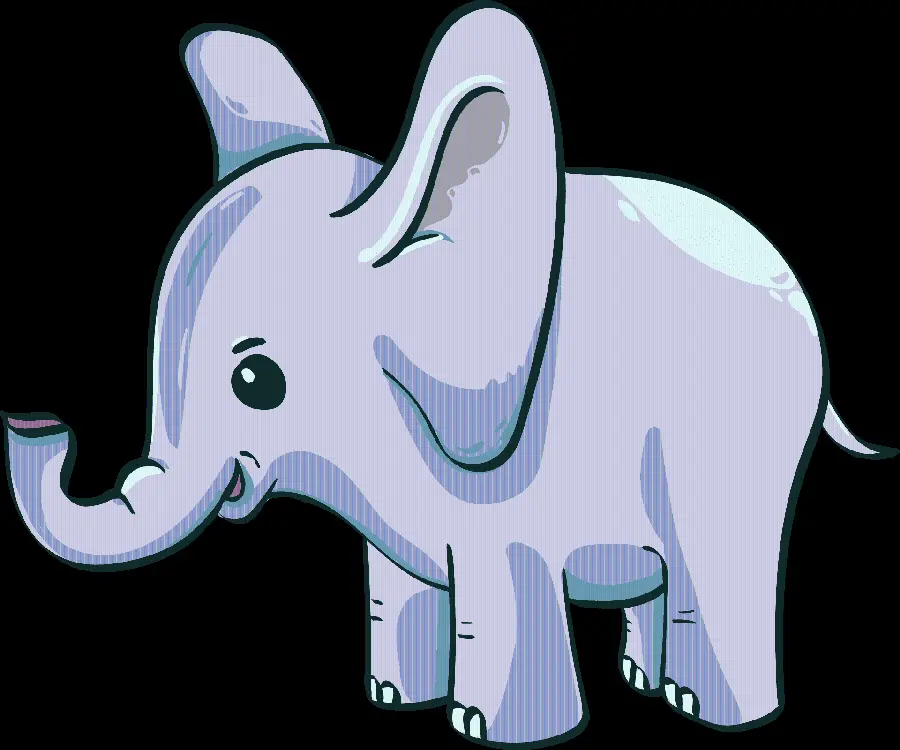 Free Cartoon Elephant Download for Graphic Software