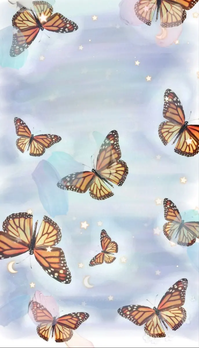 iPhone background photo with cute butterfly design with the best quality available