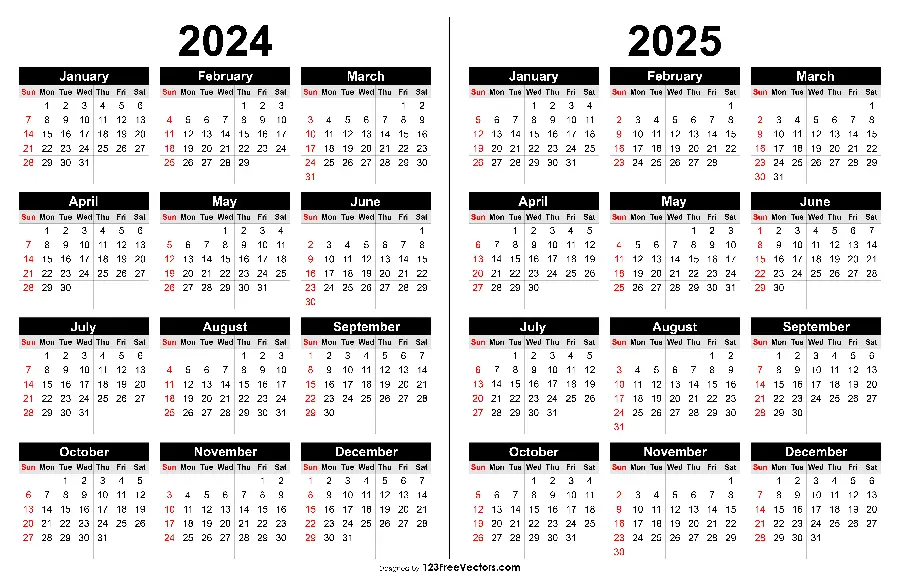2025 Calendar Photo HD Printing