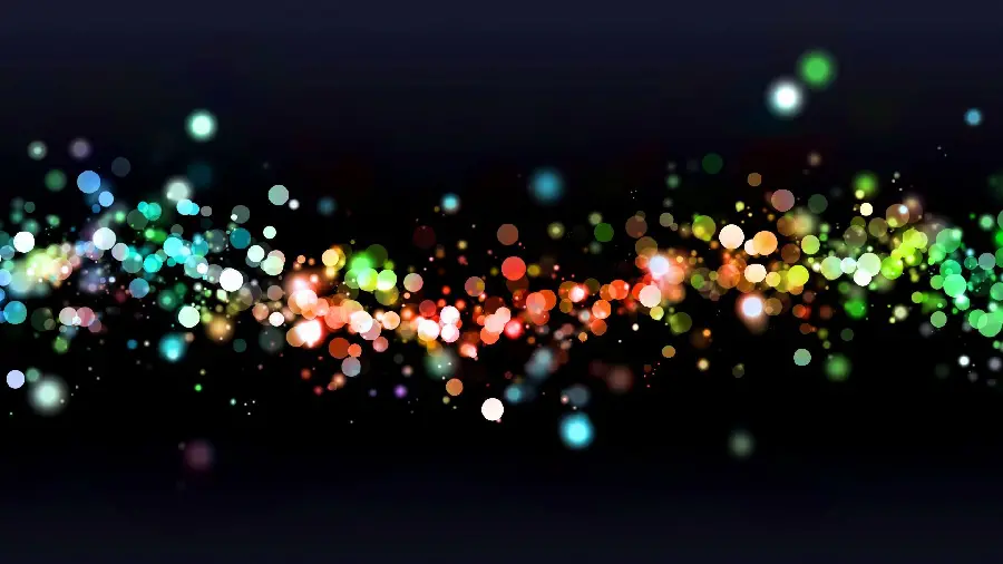 Neon background and wallpaper of colorful balls colors 
