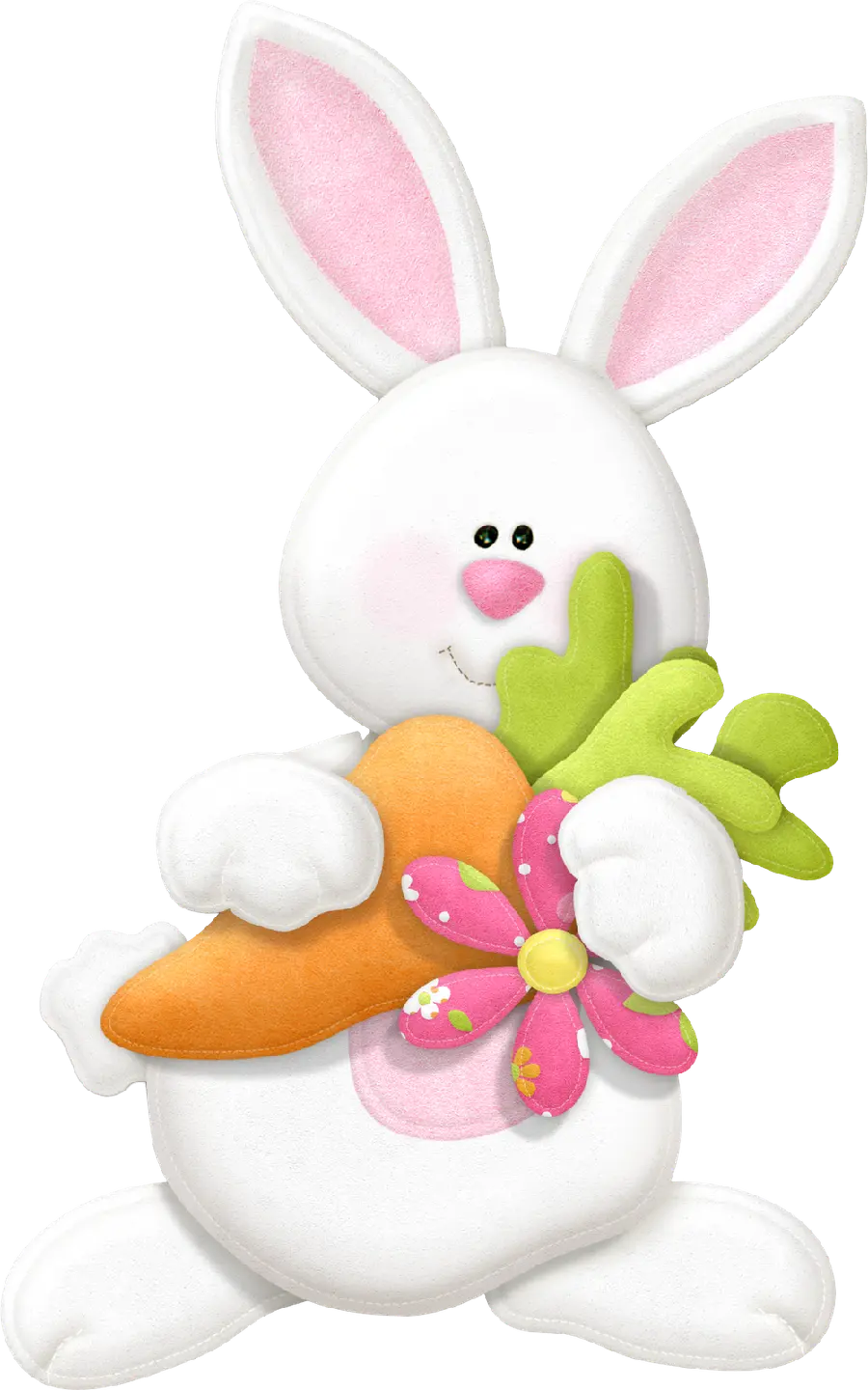 Stock photo for phone background of cotton rabbit painting PNG