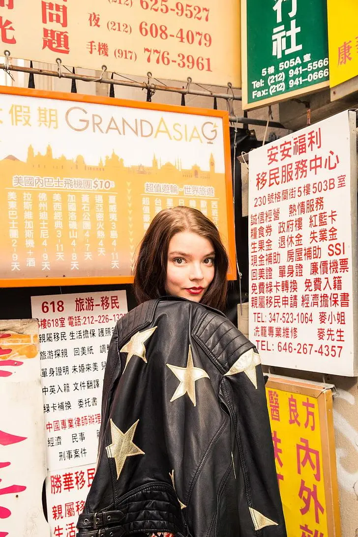 Funny and high-quality photo of Anya Taylor-Joy, the famous actress
