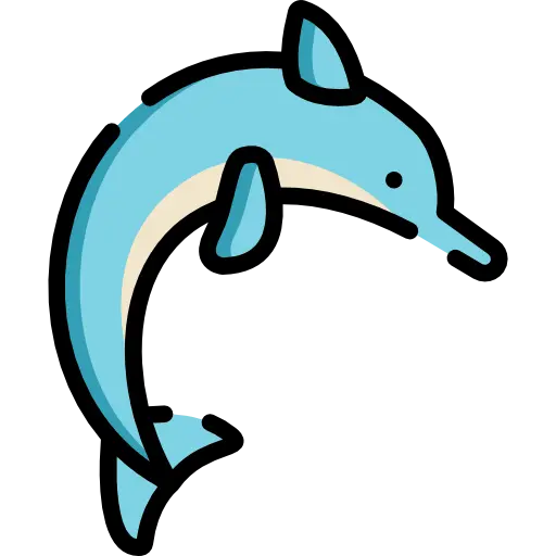 Dolphin images without background for graphic design