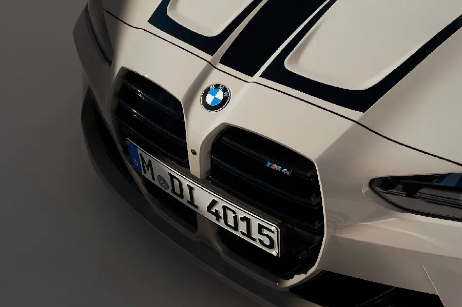 Close-up Photo of CS Logo BMW M4 CS Model 2025