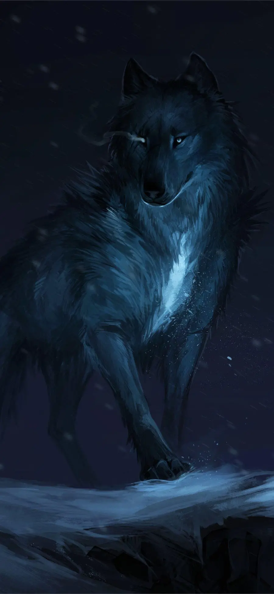 A Very Beautiful Digital Jackal Image for Phone Background