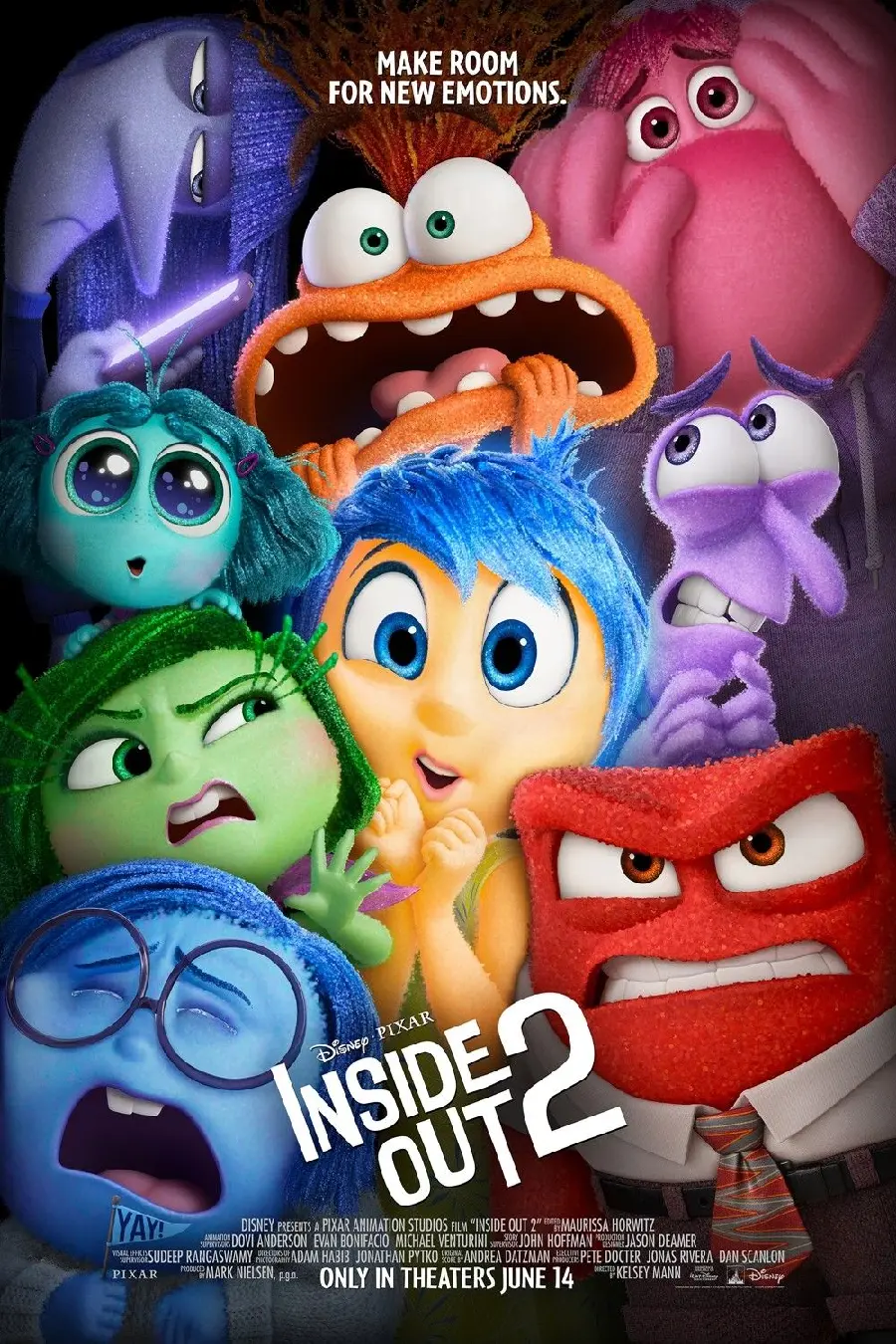 Background for the phone with the Inside Out 2 design