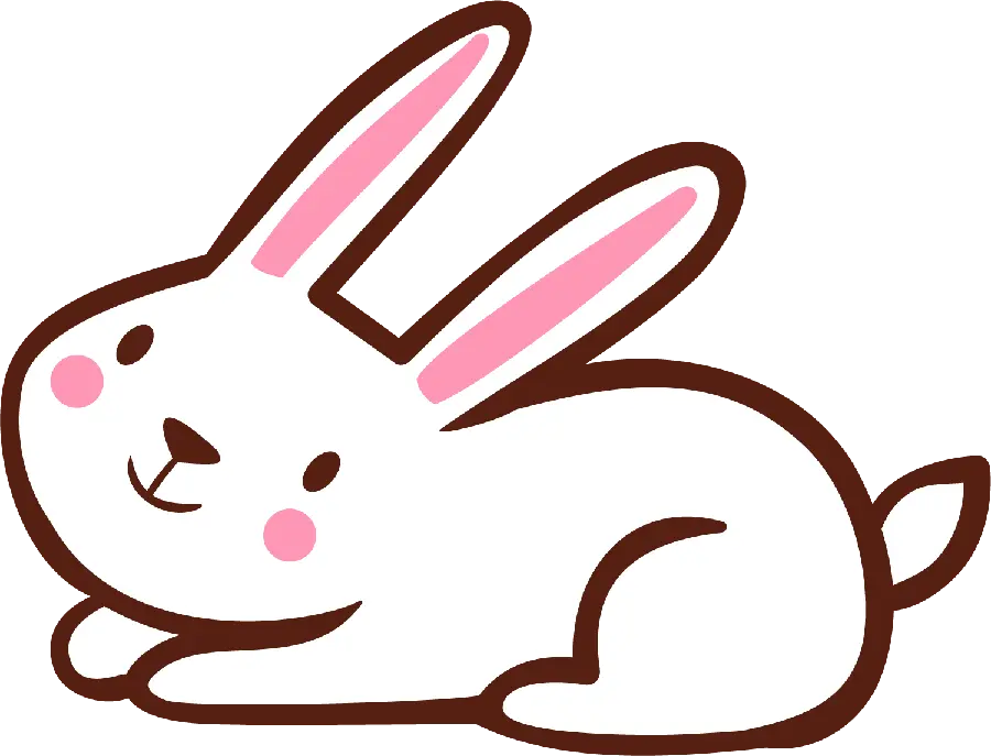Googly and Melos Rabbit Drawing Background Image PNG