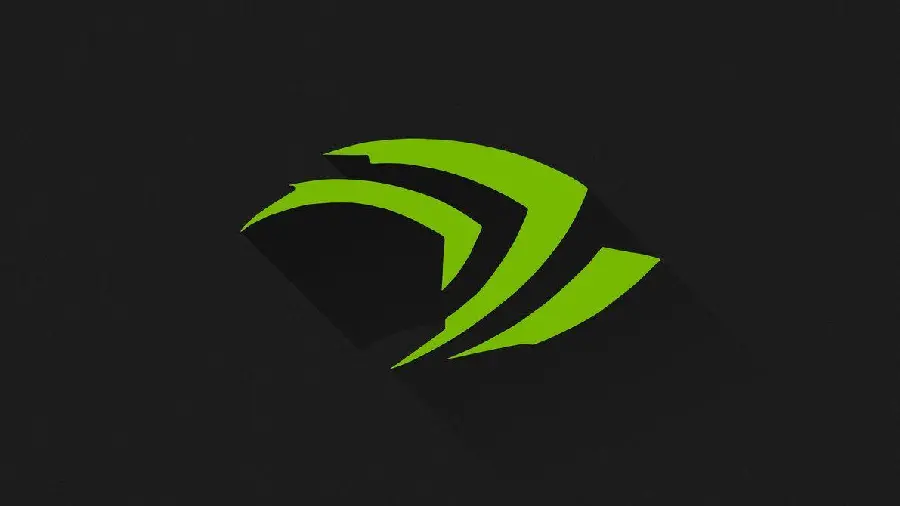 Nvidia logo photo on black background free download