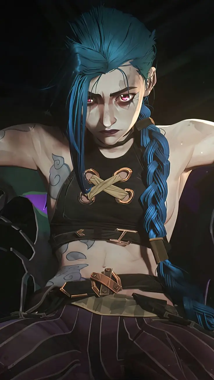 Jinx image for Xiaomi mobile with 4K quality