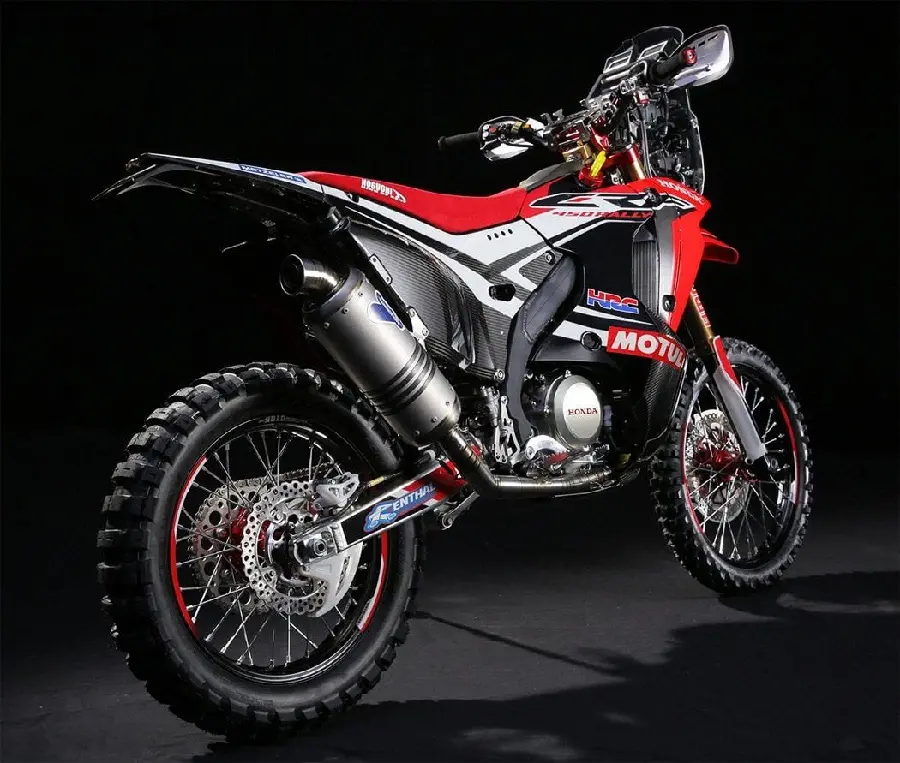 Honda CRF 250 Motorcycle Art Picture with Black Background