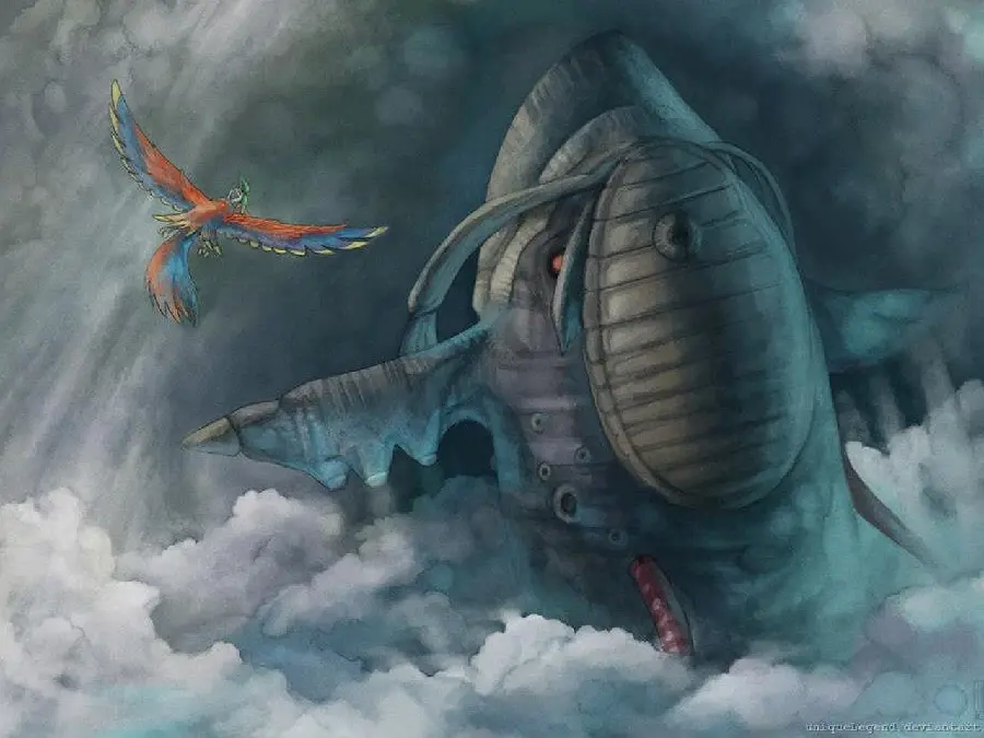 Link vs. Dragon Wallpaper