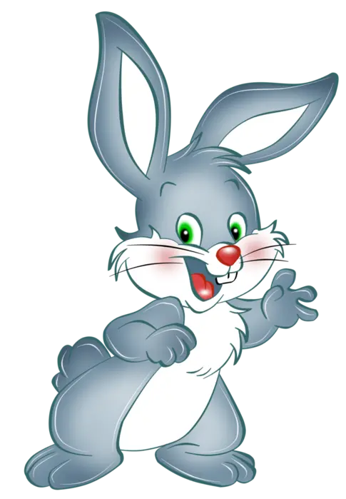Cartoon Rabbit Background PNG No background
