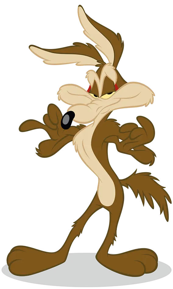 Cartoon Wolf Wallpaper for Website Design