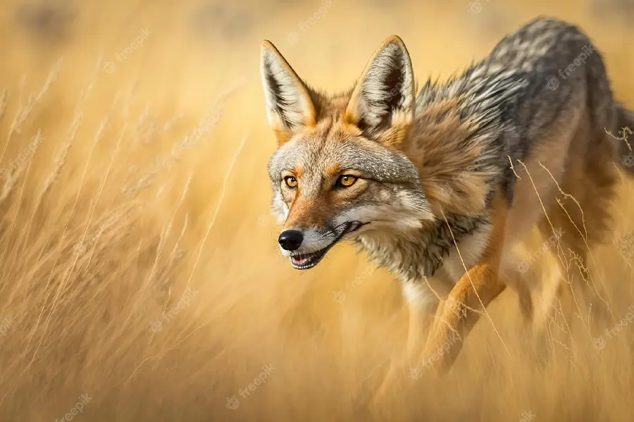 Download creepy background of jackal with unique design