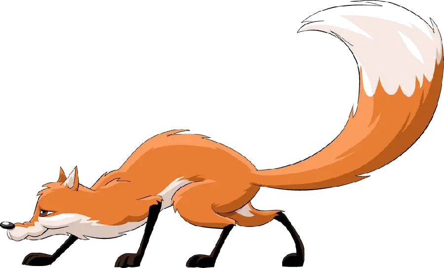 High quality profile image of real cunning fox PNG