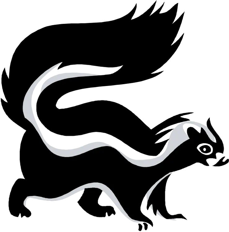 Attractive background from a stinky striped weasel PNG