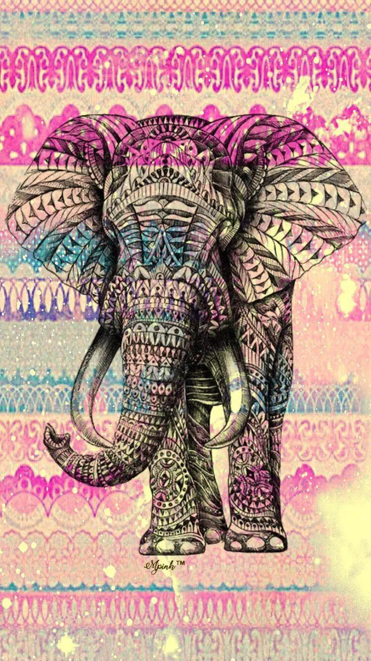 Free download fantasy pink elephant photo