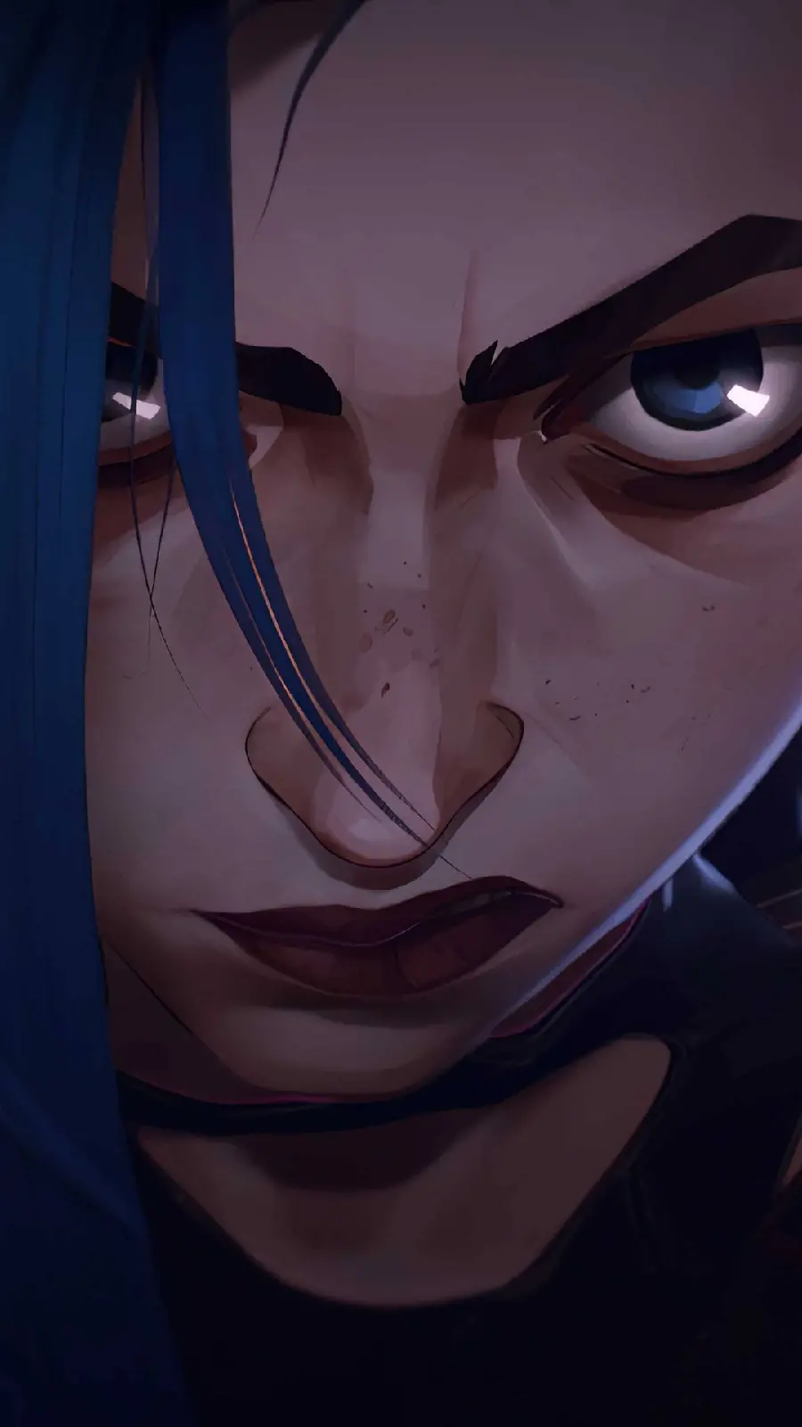 Free Download Jinx Wallpaper with Graphic Design