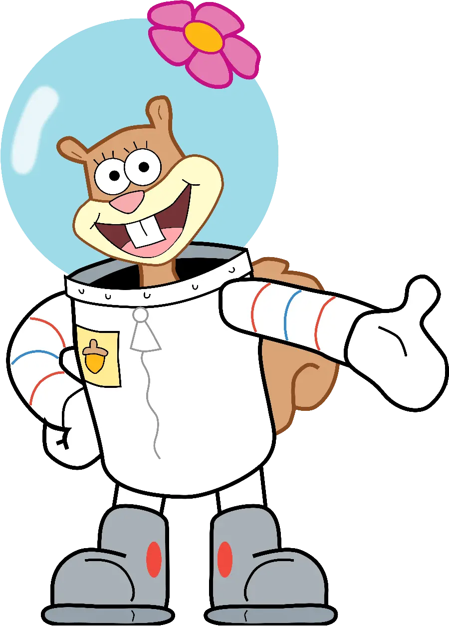 Download a picture of a cute character in the SpongeBob animated film Sandy the Cute Squirrel