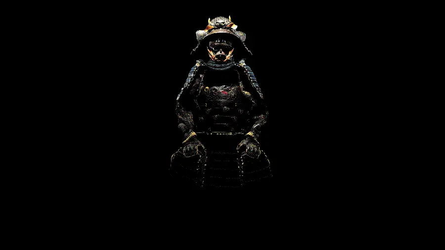 Special Background of Old Samurai Clothing