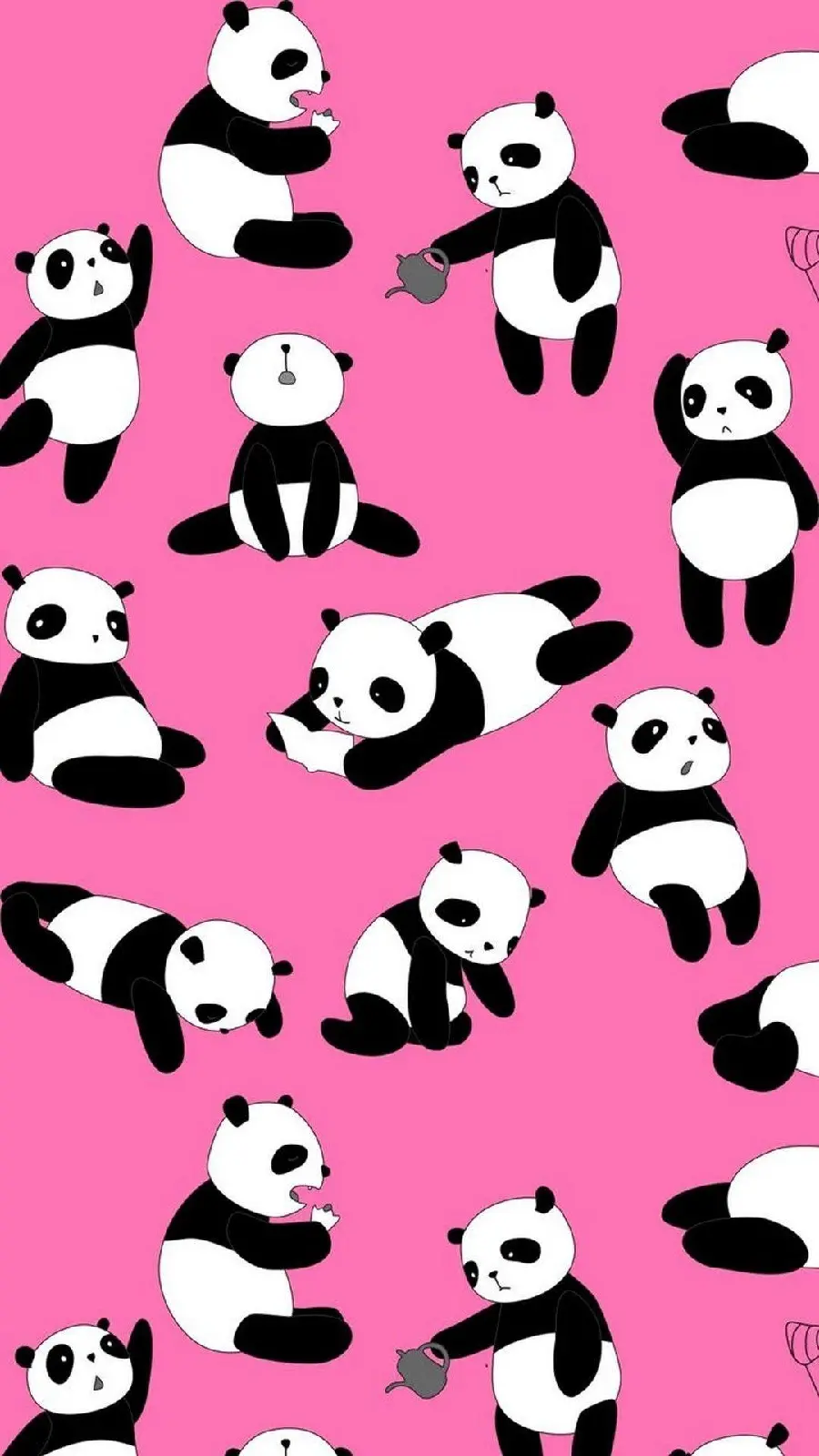 Wallpaper for iPhone background for panda lovers