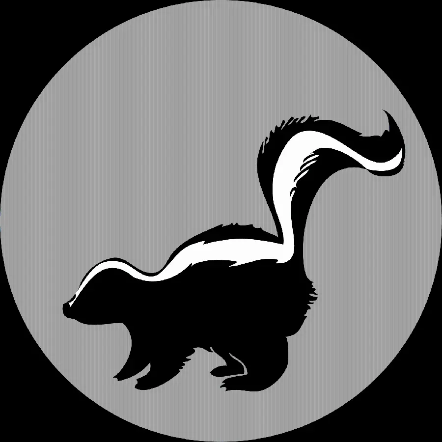 Background of a stinky weasel in the widely used PNG format